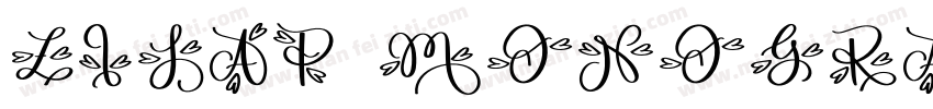 Zilap Monograma字体转换